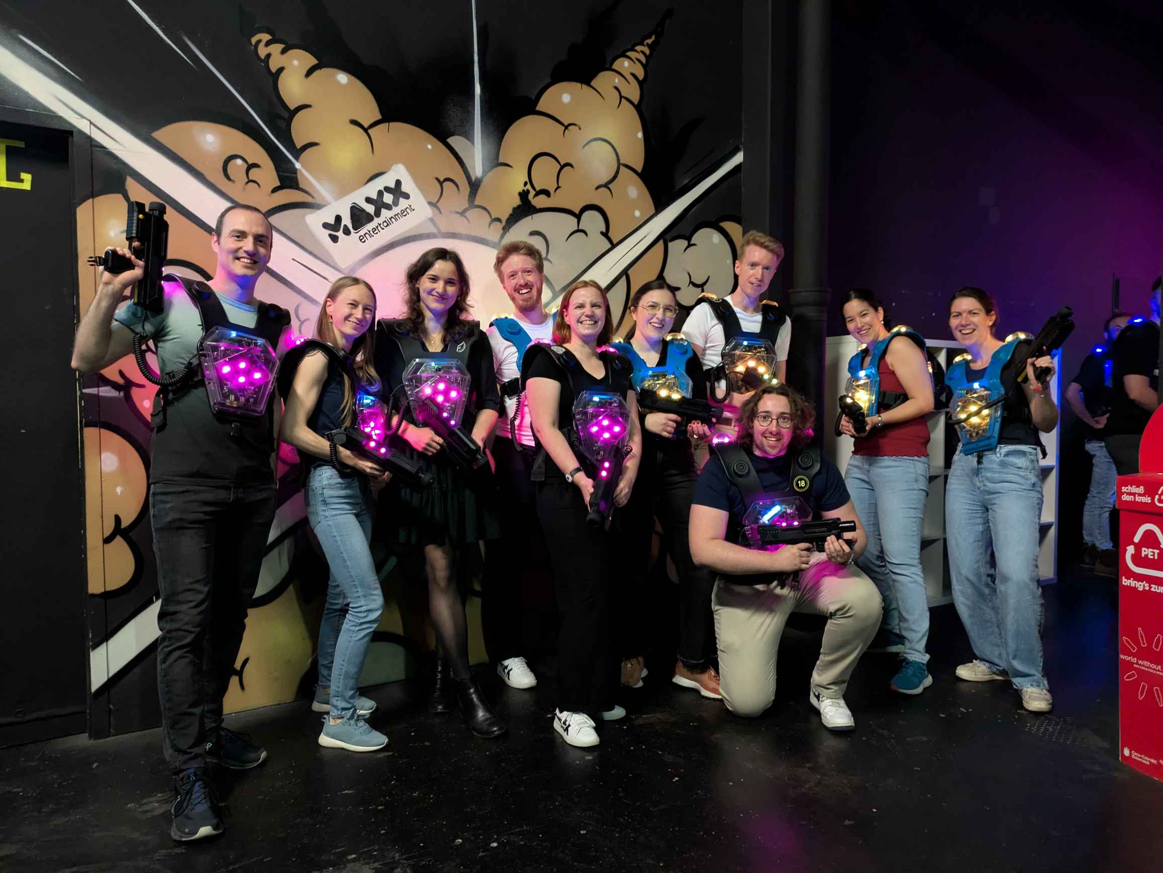 Lasertag with Team Broom